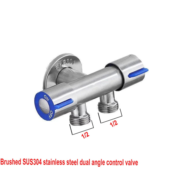 Skanto | Hand-Bidet-Sprühset aus 304 Edelstahl – selbstreinigender Duschkopf für Toiletten-Bidet-Armatur – Hygienische Sprühpistole