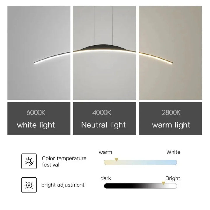 Skanto | Moderne LED-Pendelleuchte für Esszimmer, Küche und Wohnzimmer