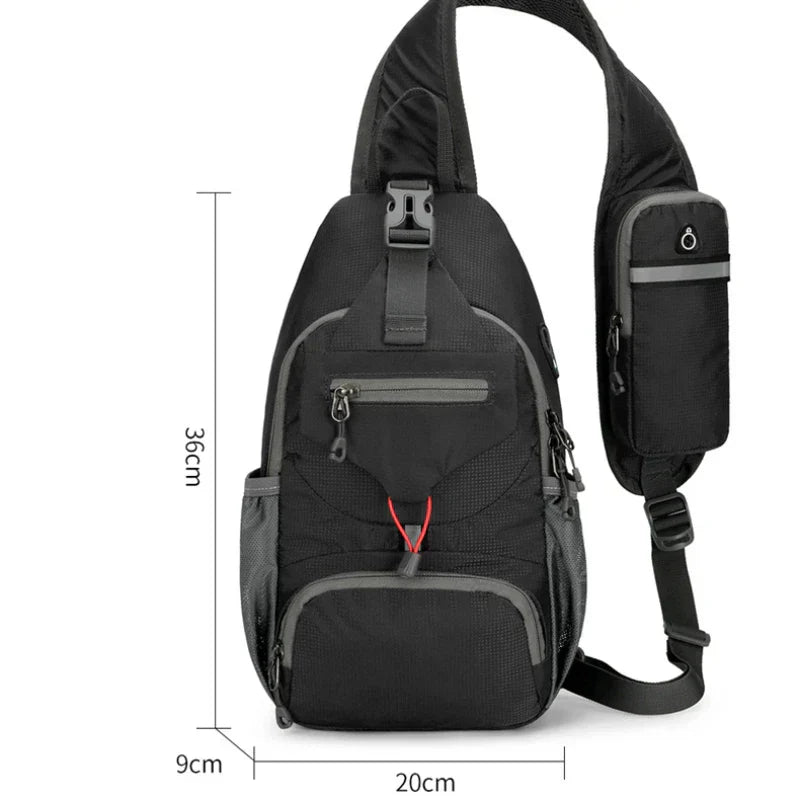 Skanto | SecurePack | Wasserdichter Anti-Diebstahl-Rucksack mit mehreren Fächern – Leichte Crossbody-Reisetasche