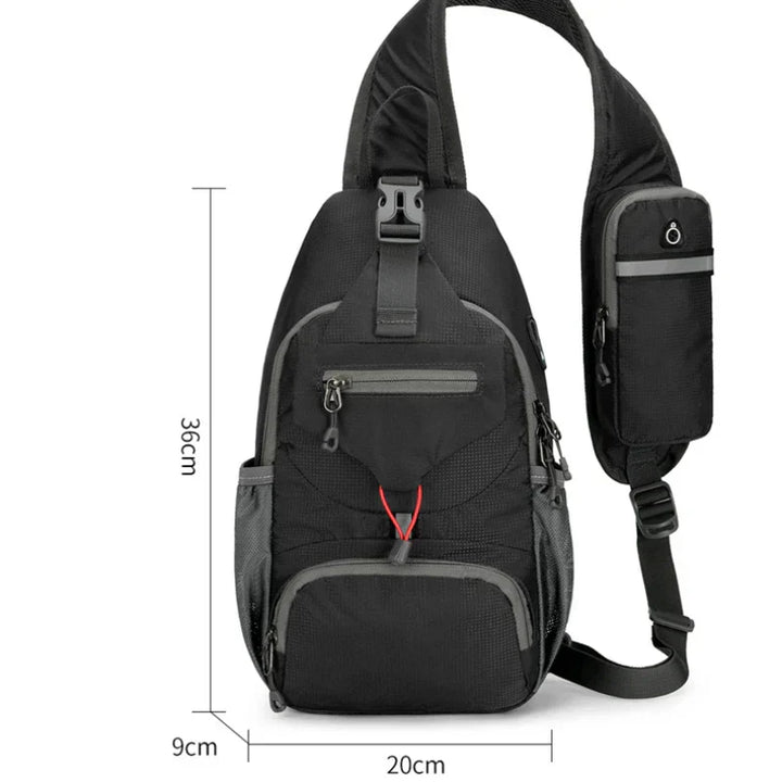 Skanto | SecurePack | Wasserdichter Anti-Diebstahl-Rucksack mit mehreren Fächern – Leichte Crossbody-Reisetasche