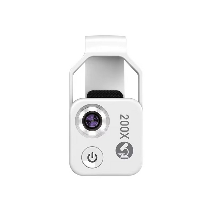 Skanto | 200X Zoom Professionelles Mikroskopobjektiv für Smartphones mit Clip