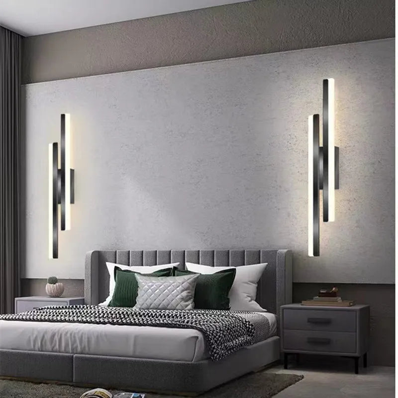 Moderne LED-Wandlampe mit schlichtem Design, minimalistische Wandlampe für Flur & Wohnzimmer