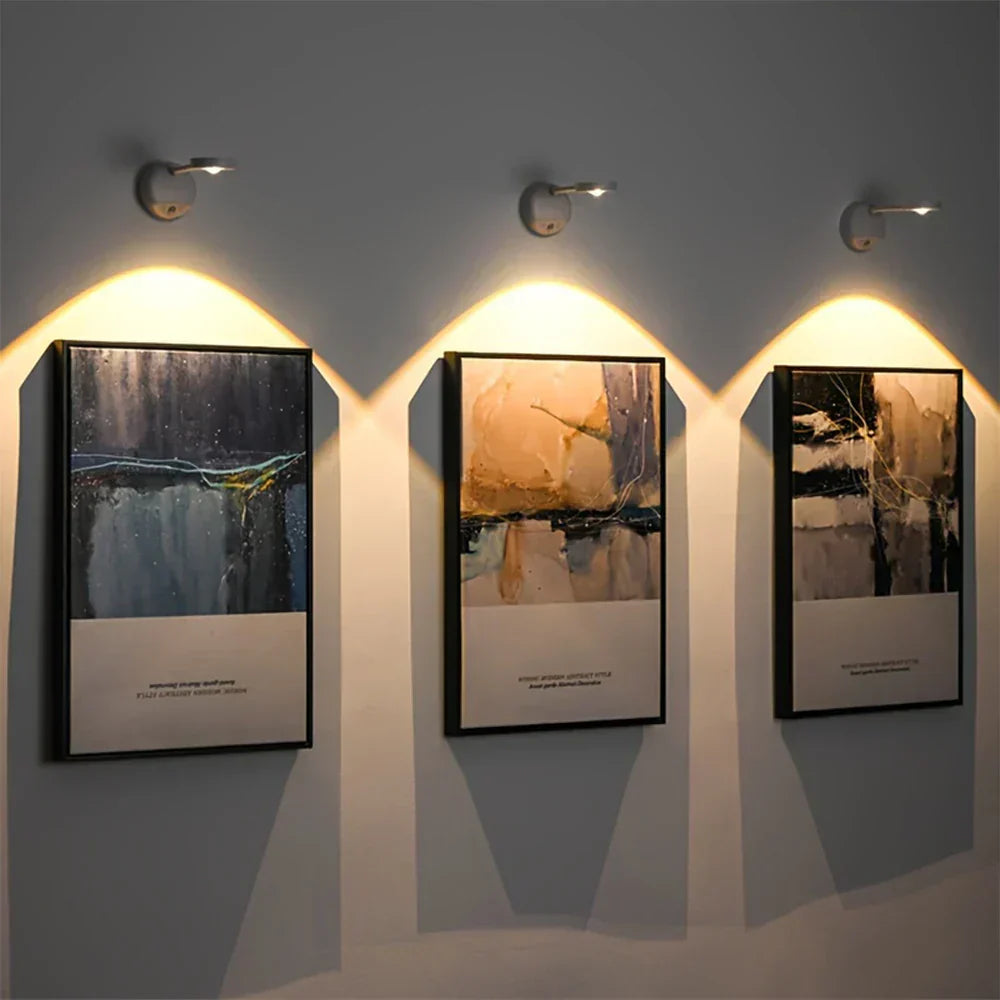 Skanto | Wandstrahler – SmartGlow – Wiederaufladbare LED – Bewegungssensor