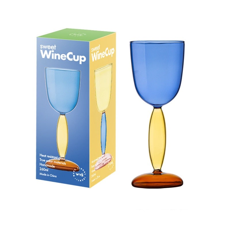 Skanto | Borosilikat 3-Farben-Glas – Weinglas