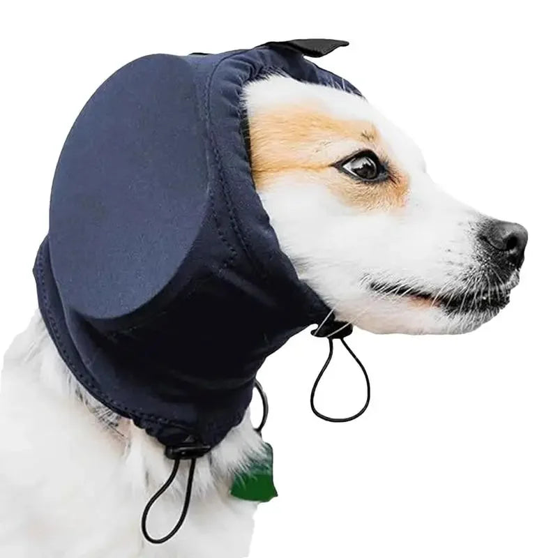 Skanto | Geräuschunterdrückende Hunde-Ohrenschützer | Bequemes, atmungsaktives Polyester zur Linderung von Angst bei Feuerwerk und Gewitter