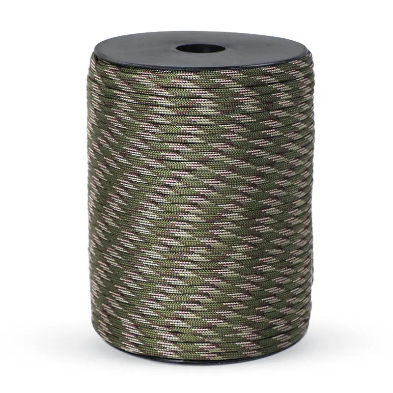 Skanto | 100m Survival Paracord – 9-adriges Militär 550 Paracord-Seil für Outdoor & Handwerk