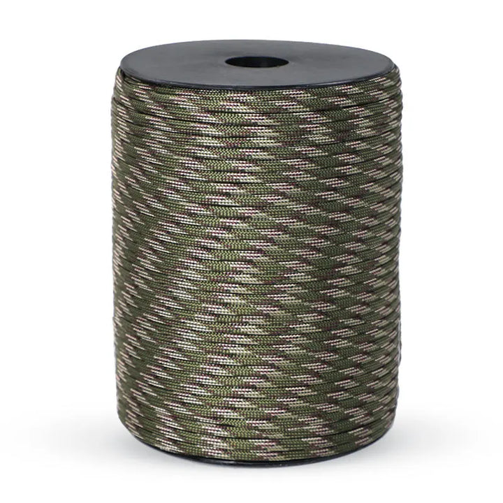 Skanto | 100m Survival Paracord – 9-adriges Militär 550 Paracord-Seil für Outdoor & Handwerk