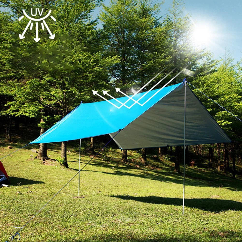 Skanto | Wasserdichte Plane Regen-Sonnenschutz – Hängemattenplane für Camping und Survival – Picknick-Markise – Outdoor-Wanderausrüstung