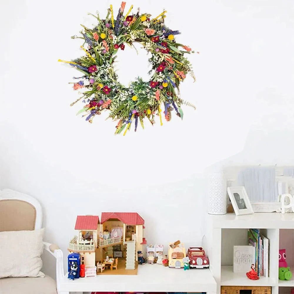 Skanto | Handgemachter Blumenkranz für Türen – Innen- & Außenbereich