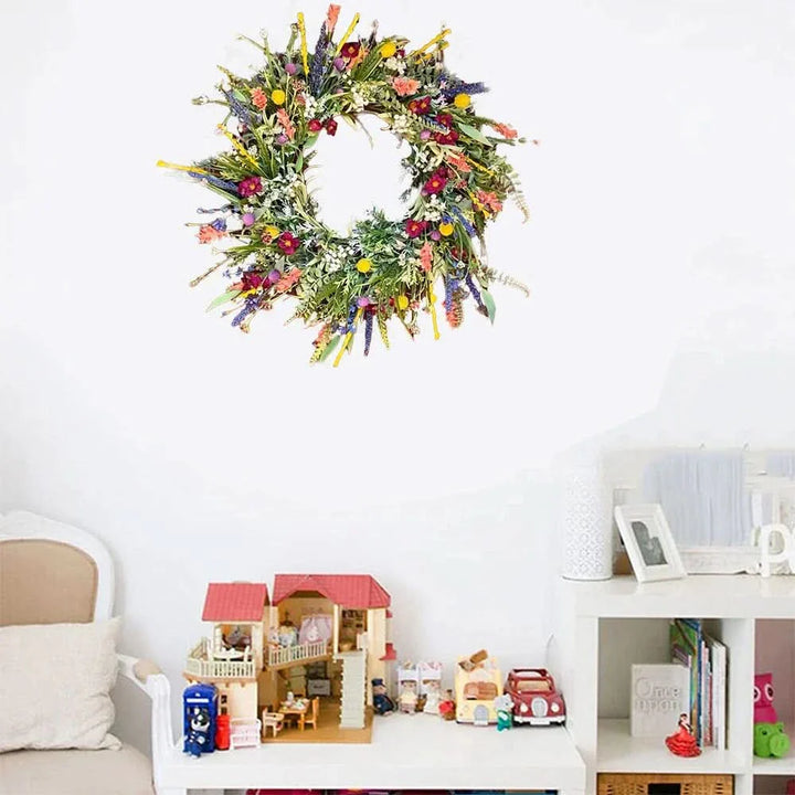 Skanto | Handgemachter Blumenkranz für Türen – Innen- & Außenbereich