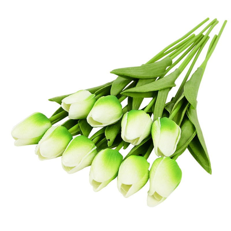 Skanto | Künstlicher Tulpenstrauß, Dekoration (10 Stück)