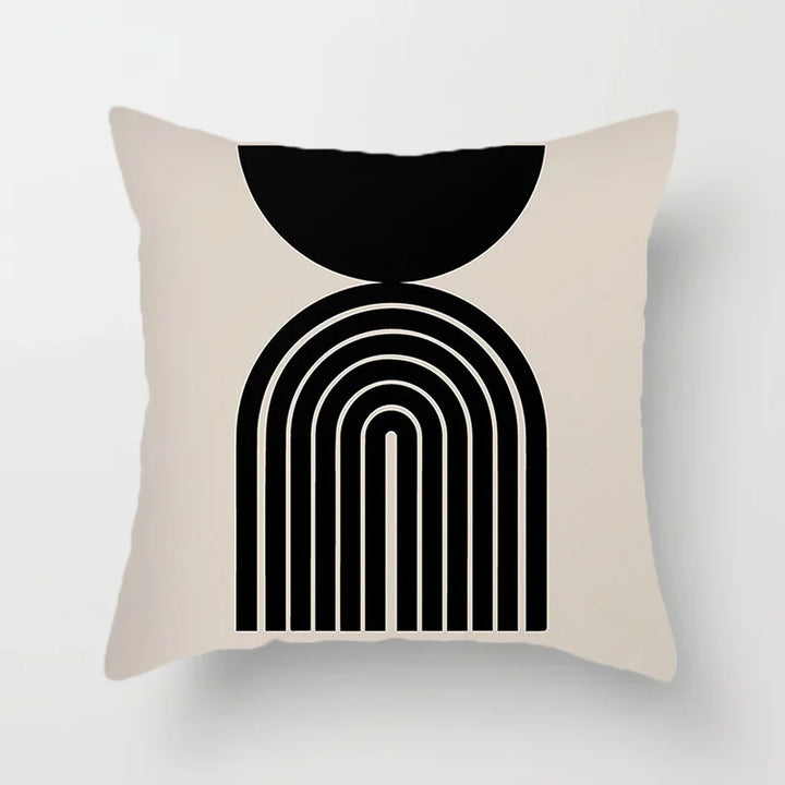 Moderne Kunst Abstraktes Muster Dekorative Kissenbezüge Kreative Linie Sofa Stuhl Kissenbezug Home Office Dekor | Skanto