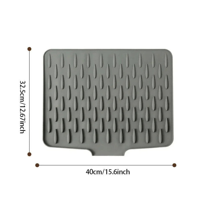 Skanto | Silicool Wasserablaufende Silikon-Trockenmatte – Hitzebeständig, Rutschfest & Multifunktional