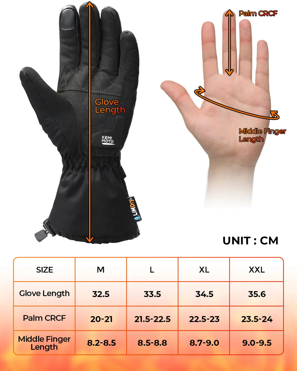 Skanto | Thermobeheizte Handschuhe | Wasserdichte, wiederaufladbare Winterhandschuhe