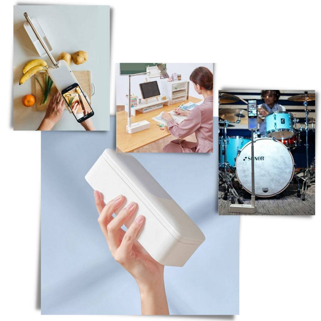 Smartphone-Halterung mit integriertem Bluetooth-Licht-Kit