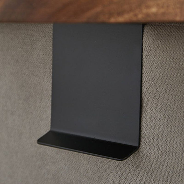 Skanto | Nero – Verstellbares Sofa-Armlehnentablett aus Holz | Moderner Sofa-Armlehnentisch