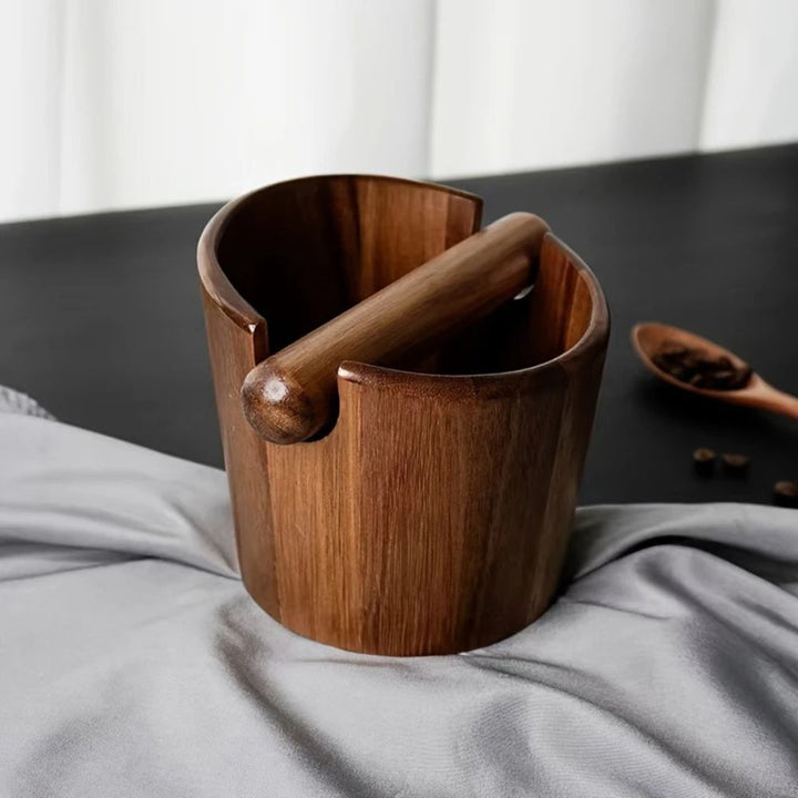 Skanto | Kaffeeklopfbox aus Massivholz