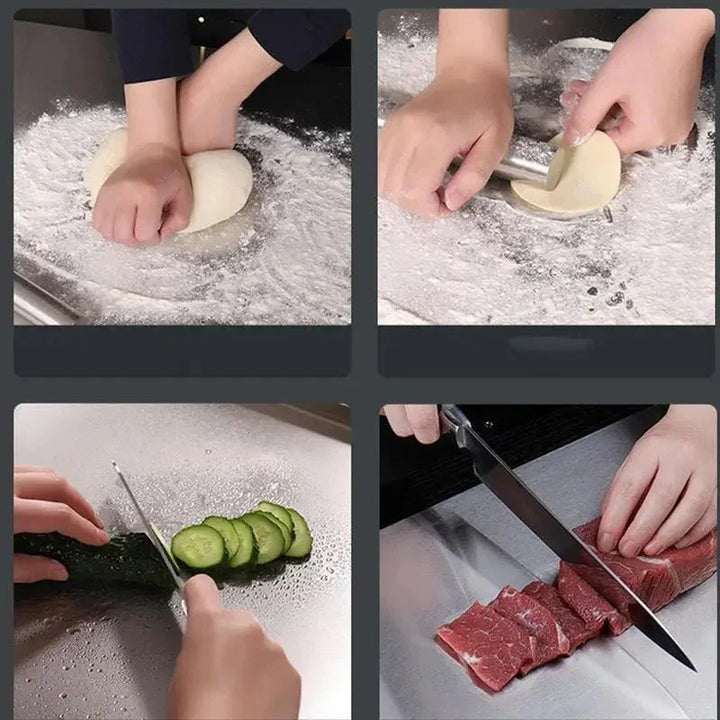 Skanto | Schneidebrett aus Edelstahl - Hygienisches Küchenbrett