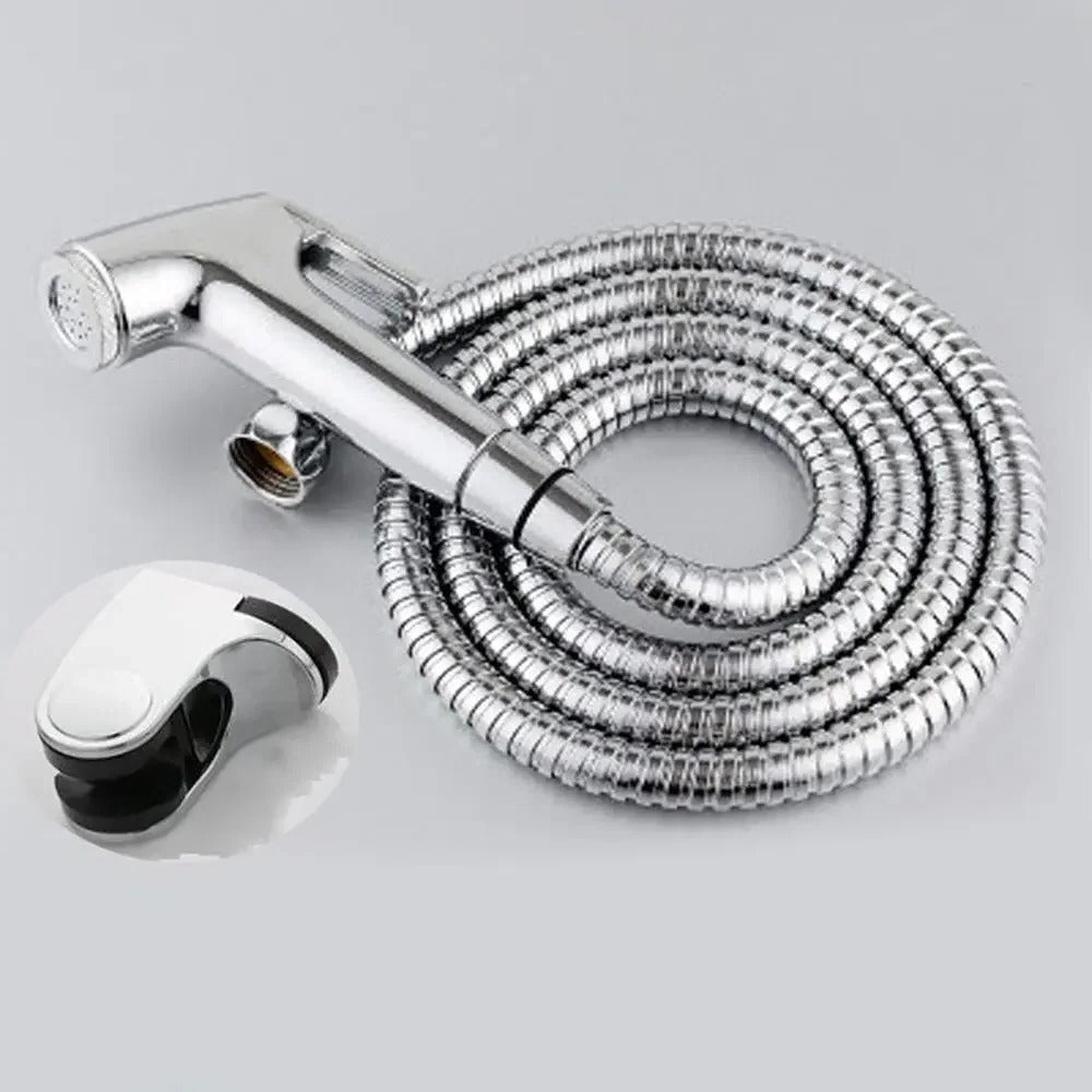 Skanto | Handbrause-Bidet-Set aus Edelstahl | Einstellbarer Druck, selbstreinigende Düse & ideal für persönliche Hygiene und Tierreinigung