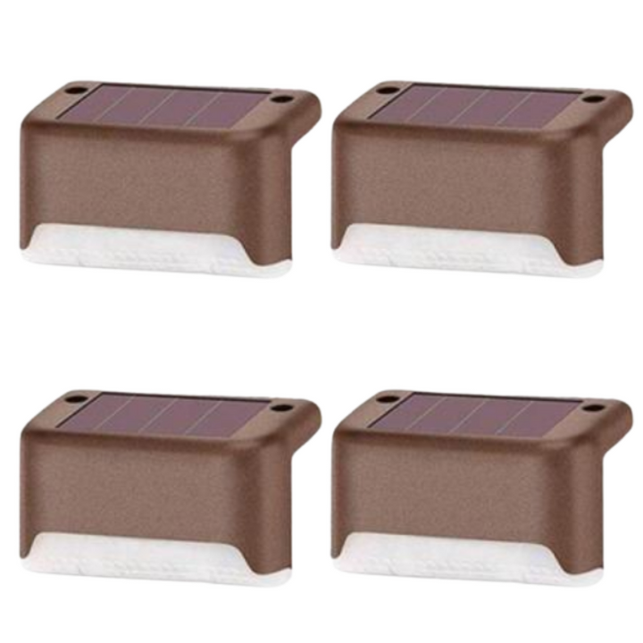 Skanto Solar-LED-Treppenlichter (4er-Set)