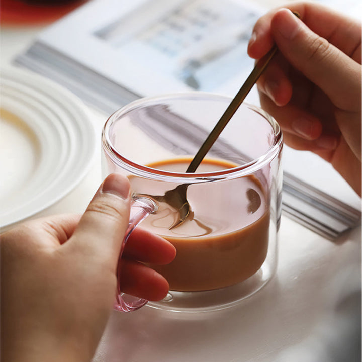 Skanto | DoublyMug | Getönter Glasbecher für Heißgetränke