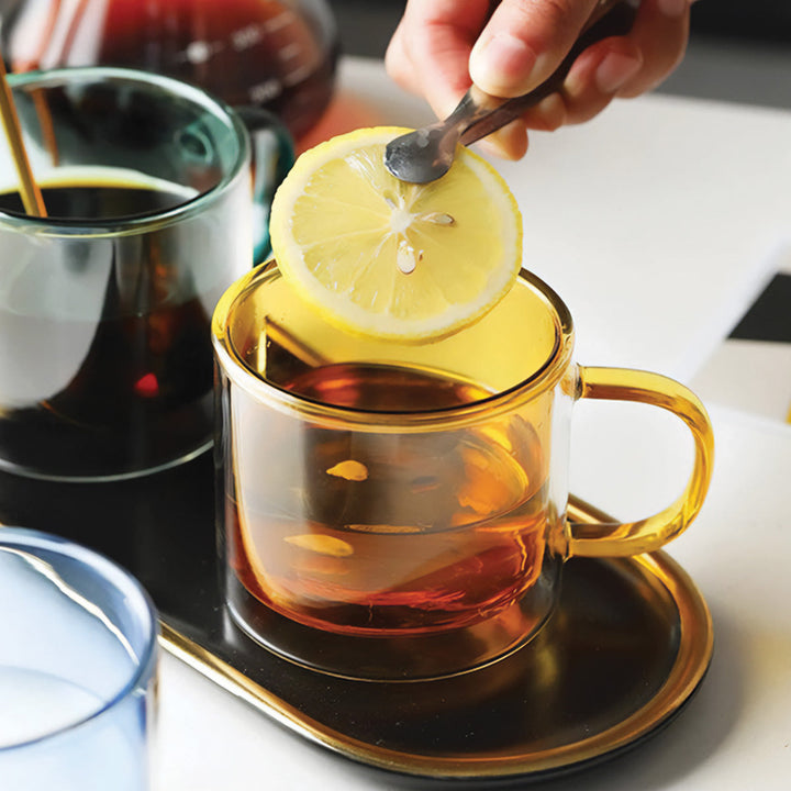 Skanto | DoublyMug | Getönter Glasbecher für Heißgetränke