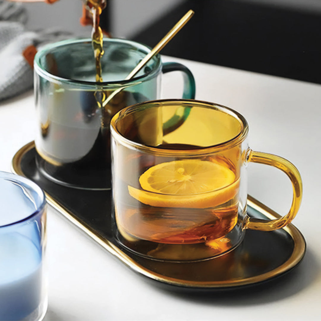 Skanto | DoublyMug | Getönter Glasbecher für Heißgetränke