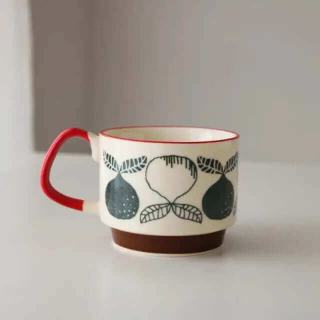 Skanto | Außergewöhnliche Retro Keramik Kaffeetassen – Erhältlich in 8 verschiedenen Mustern