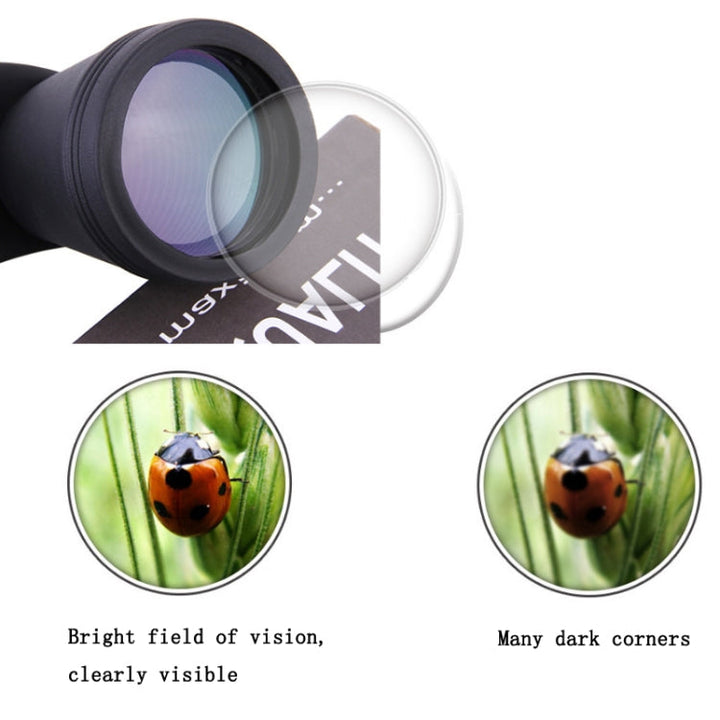 Skanto Skanto | Luxun 20X50 Outdoor-Fernglas, Nachtsicht bei schlechten Lichtverhältnissen, nicht-infrarot, Hochleistungsfernglas (Schwarz)