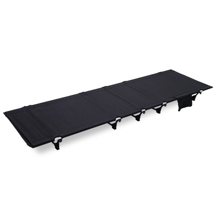 Skanto | CLS Outdoor Leichtes Klappbett Camping Einzel-Freizeitbett (Schwarz)
