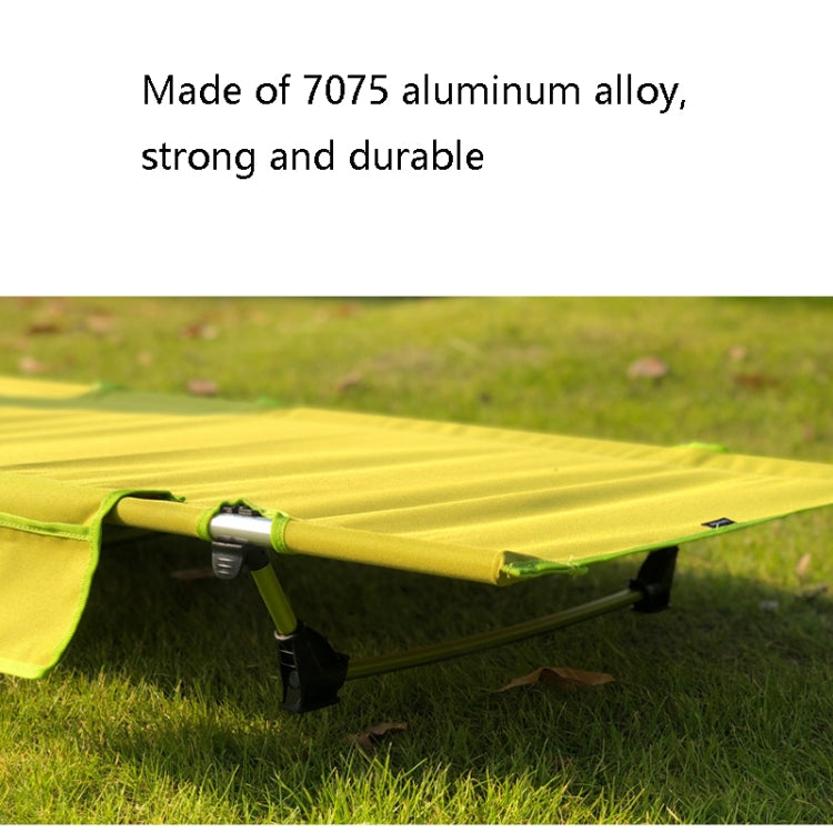 Skanto | CLS Outdoor Leichtes Klappbett Camping Einzel-Freizeitbett (Khaki)