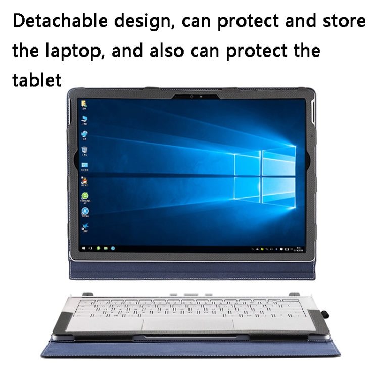 Skanto | PU-Leder-Tragetasche für Microsoft Surface Book 2 15 Zoll (Gentleman Grey)