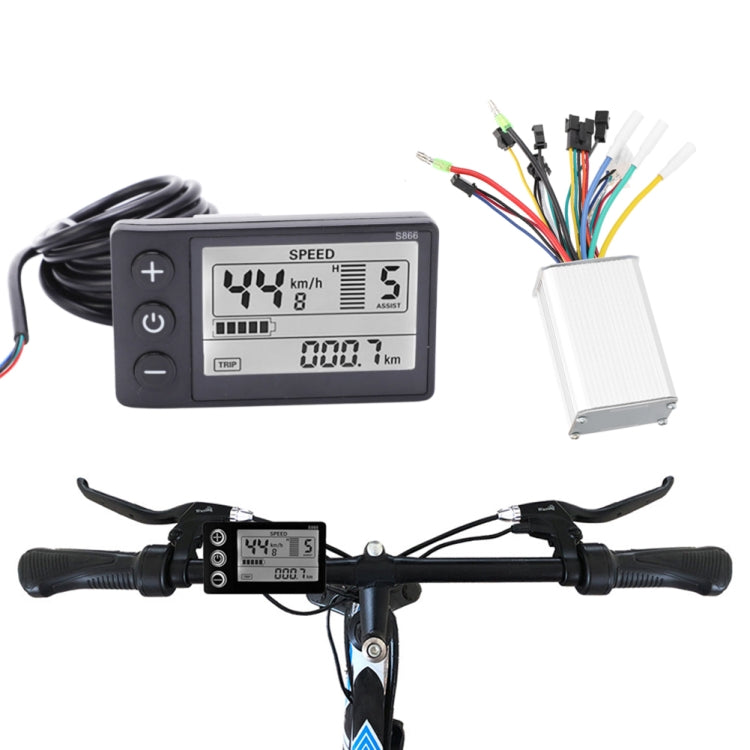Skanto | S866 Universal Elektrofahrrad Dashboard Kit, Spezifikation: 36V / 48V