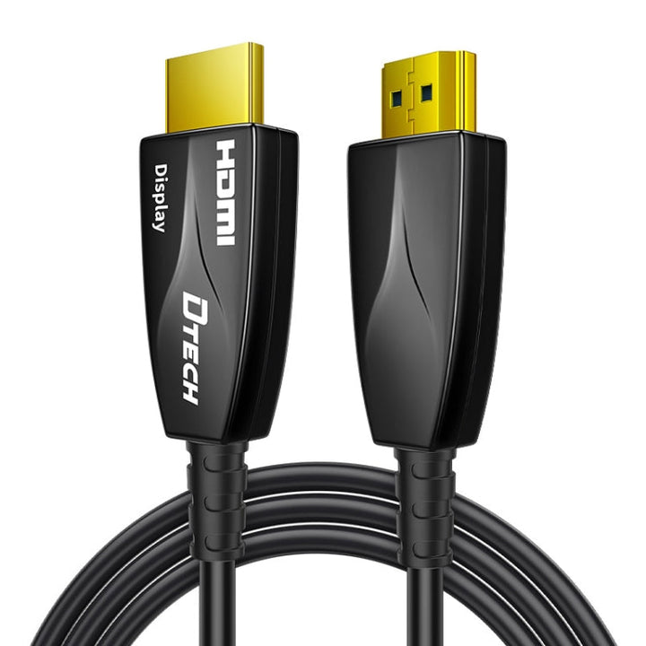 Skanto Skanto | DTECH HDMI 2.0 Glasfaserkabel 4K 60Hz für Großbildfernseher und technische Verkabelung, Länge: 15m