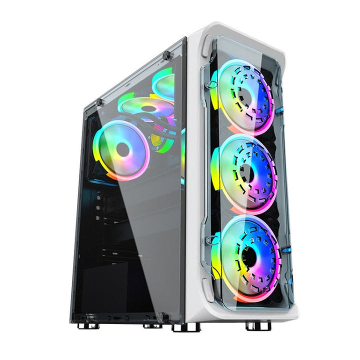 Skanto | Computer CPU RGB leuchtender Radiator 8 Lüfter + Fernbedienung