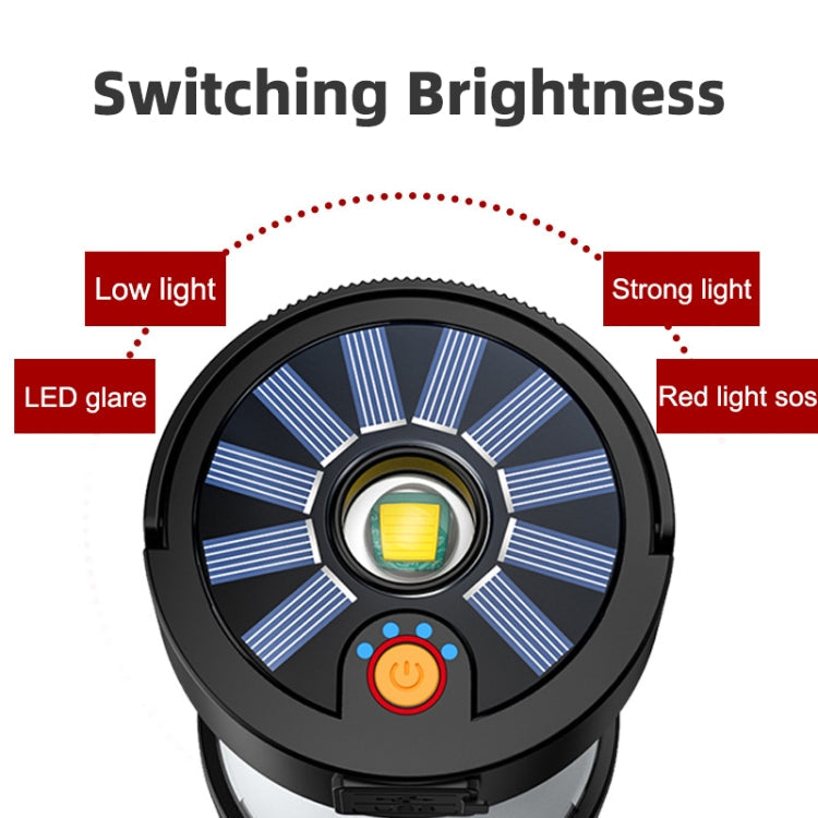 Skanto Campinglaterne Outdoor Solar Notlicht Multifunktions-Zeltlicht (Weiß)