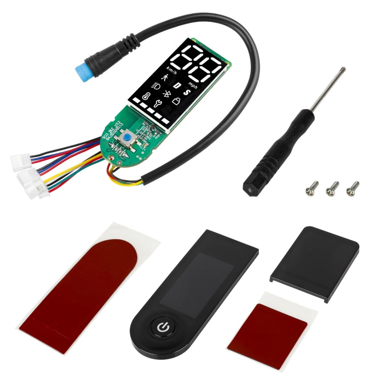Skanto | Für Xiaomi Elektroroller Pro/Pro 2/1S Feuerkabel Doppelbremse Bluetooth-Leiterplatten-Set, Spezifikation: Mit Schalttafel