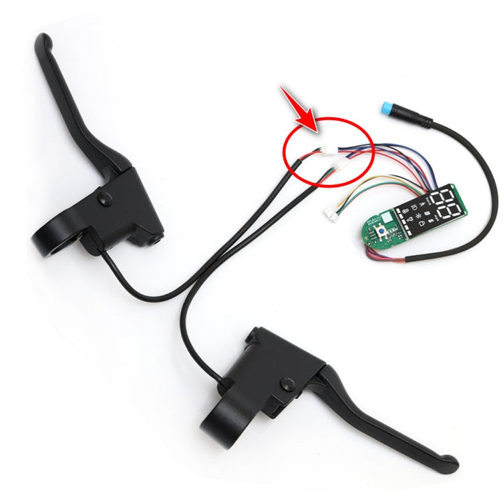 Skanto | Für Xiaomi Elektroroller Pro/Pro 2/1S Feuerkabel Doppelbremse Bluetooth-Leiterplatten-Set, Spezifikation: Mit Schalttafel