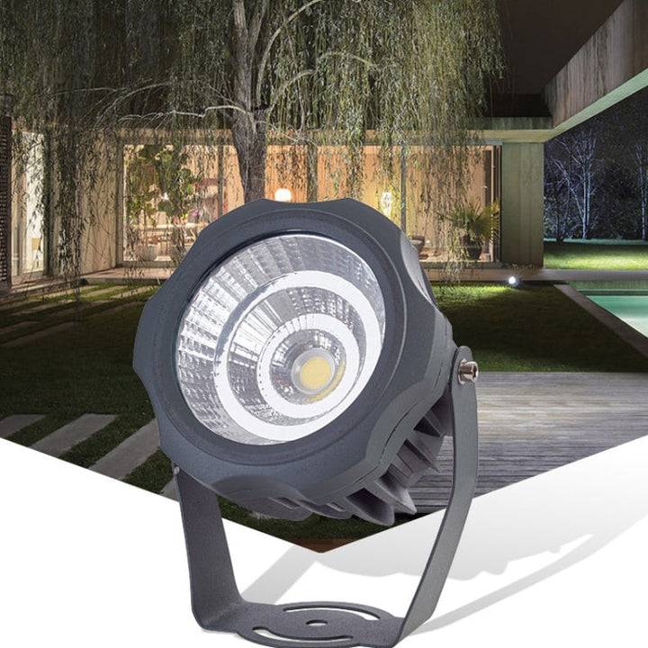 Skanto | COB LED Außenstrahler – Wasserdichter, verstellbarer Spot für Gärten, Werbetafeln & Außenbeleuchtung (7 Farben, 20W)