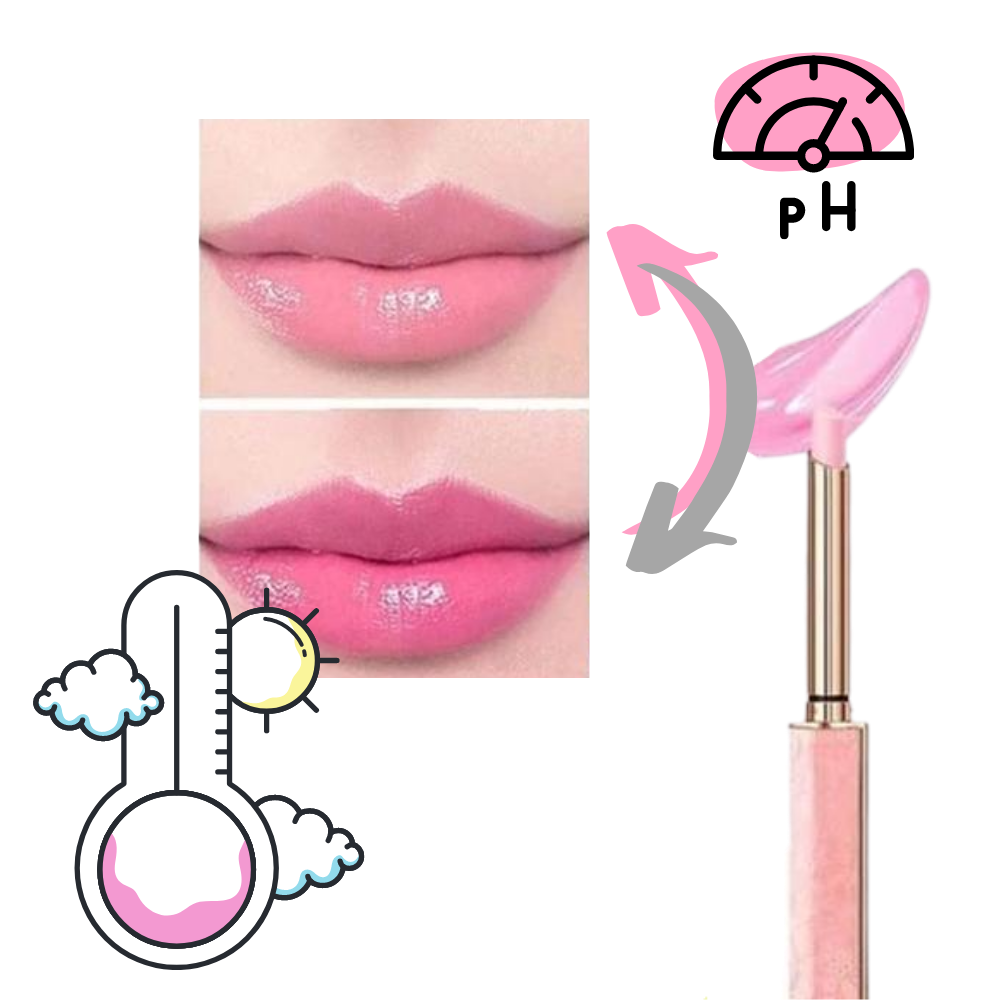 Feuchtigkeitsspendender Lippenstift mit Farbwechsel