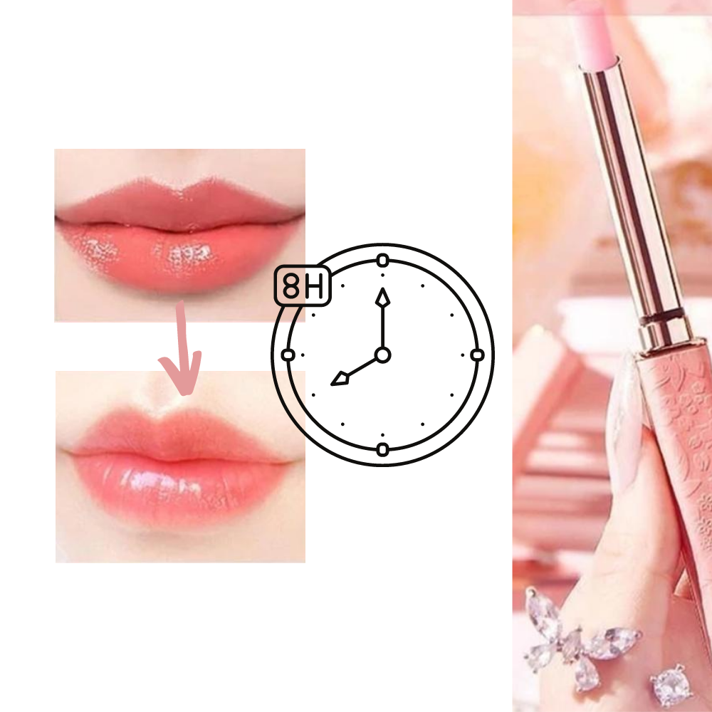 Feuchtigkeitsspendender Lippenstift mit Farbwechsel
