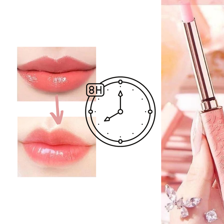 Feuchtigkeitsspendender Lippenstift mit Farbwechsel