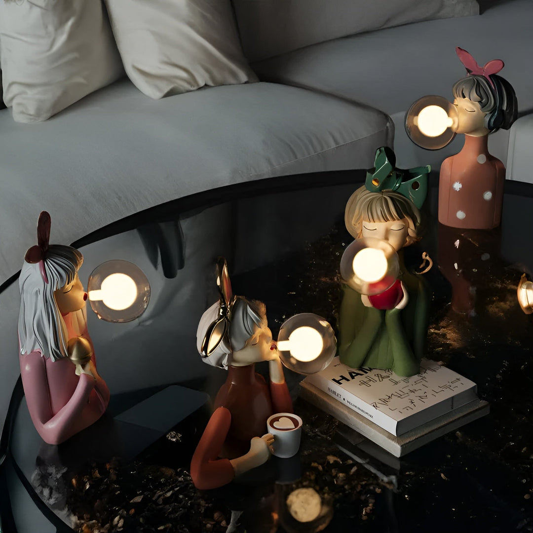 BubbleGlam Luxe Beleuchtung – Ambiente-Schöpfer mit elegantem Blasendesign