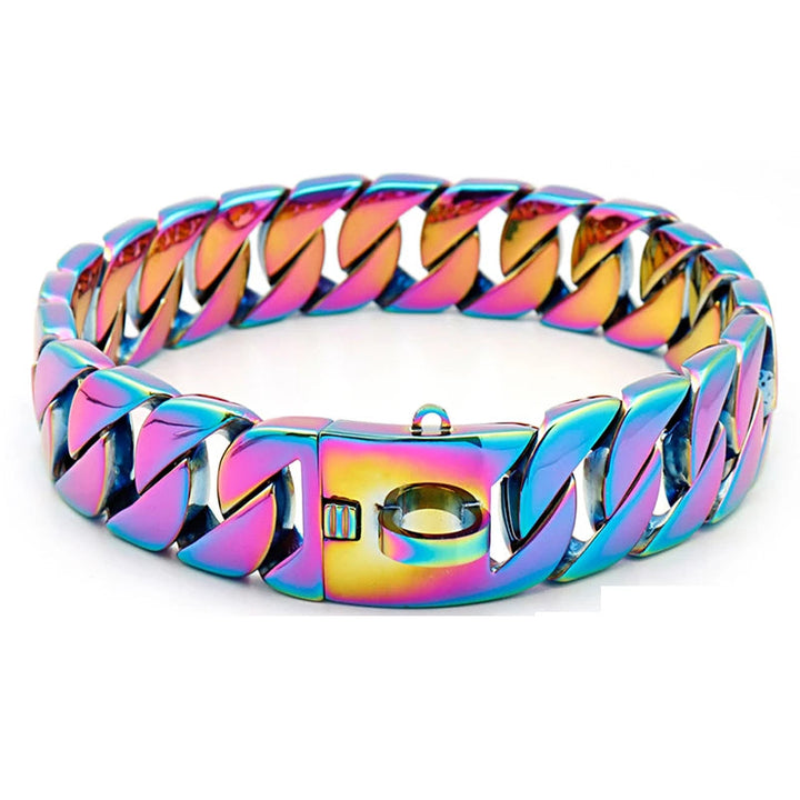 Skanto | Strength Collar Metall-Hundehalsband – Massives Edelstahlhalsband für große Hunde