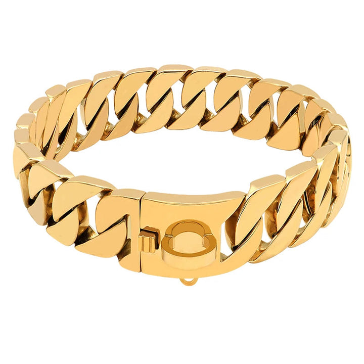 Skanto | Strength Collar Metall-Hundehalsband – Massives Edelstahlhalsband für große Hunde