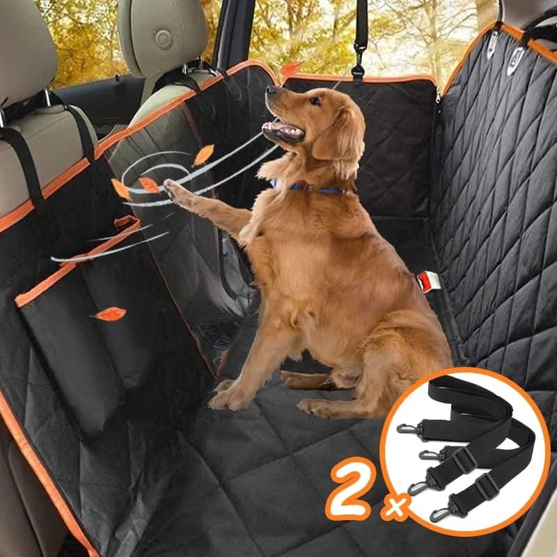 Skanto | TRAVELGUARD – Wasserdichter Autositzschutz für Hunde mit Komfortpolsterung