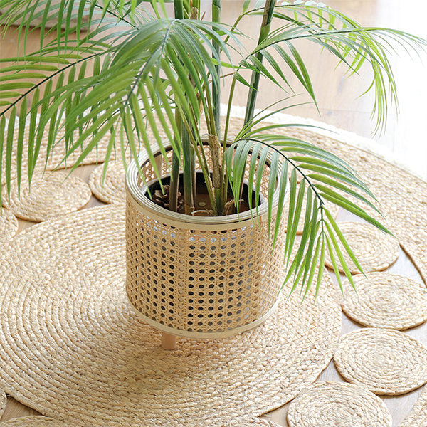 Skanto | Geflochtener Rattan-Blumentopfhalter