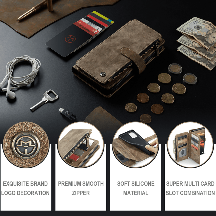 Skanto | Leder Wallet Case für Samsung Galaxy A-Serie