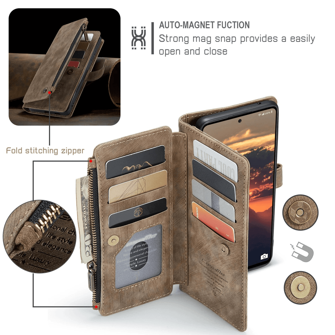 Skanto | Leder Wallet Case für Samsung Galaxy A-Serie