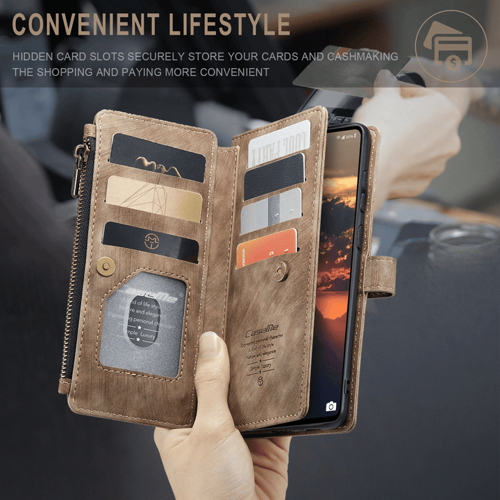 Skanto | Leder Wallet Case für Samsung Galaxy A-Serie